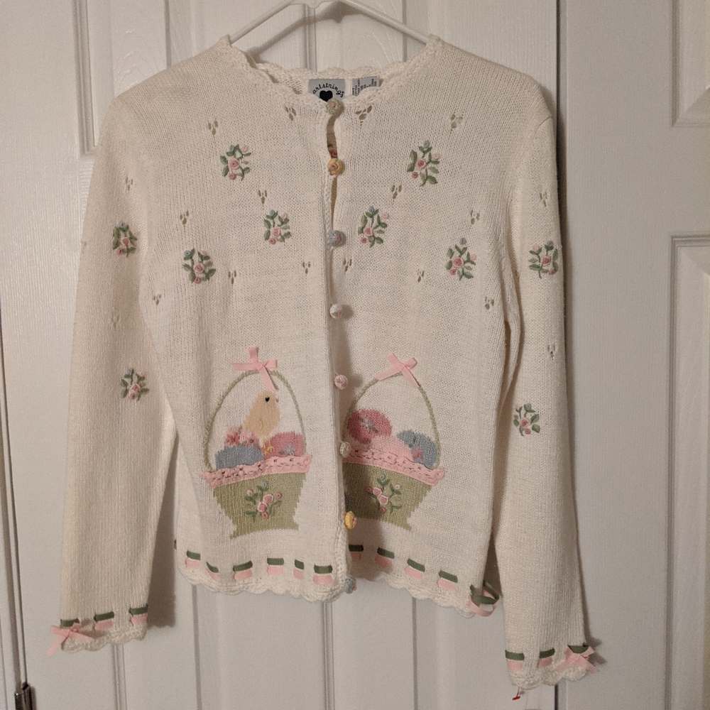 Hartstrings Easter Cardigan